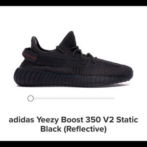 Yeezy Boost 350 V2 Static Black Reflective